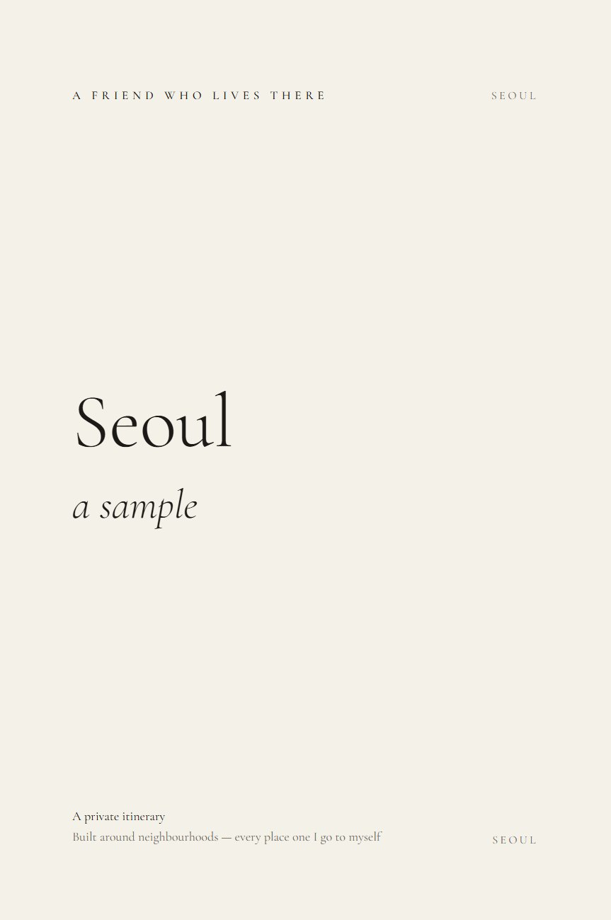 The cover of a sample book
